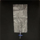 Medicinsk engangsgenose Pvc 1000 ml åndedrætspose med ventil