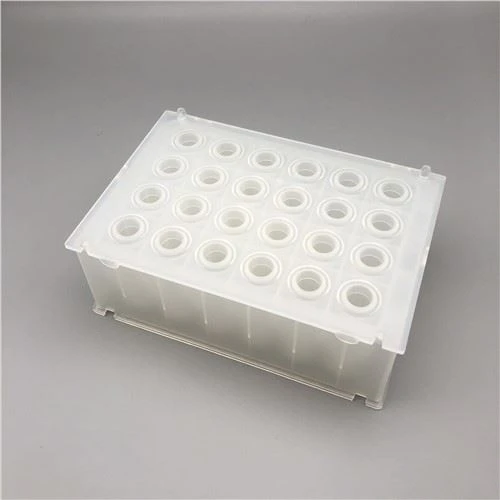 Nukleinsyrerensningssystem 2,2ml Lab Dnase&rnase Gratis Pp Magnetisk Sleeve Producent 24 Deep Well Plade med kamspidser